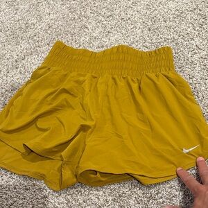 Nike Women’s Mustard Athletic Running Shorts